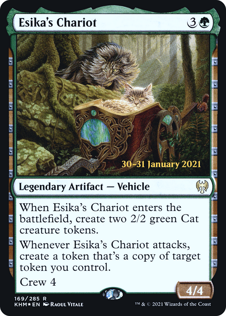 Esika's Chariot (PKHM-169S) - Kaldheim Promos Foil - Premium MTG Single from Wizards of the Coast - Just $1.21! Shop now at Game Crave Tournament Store