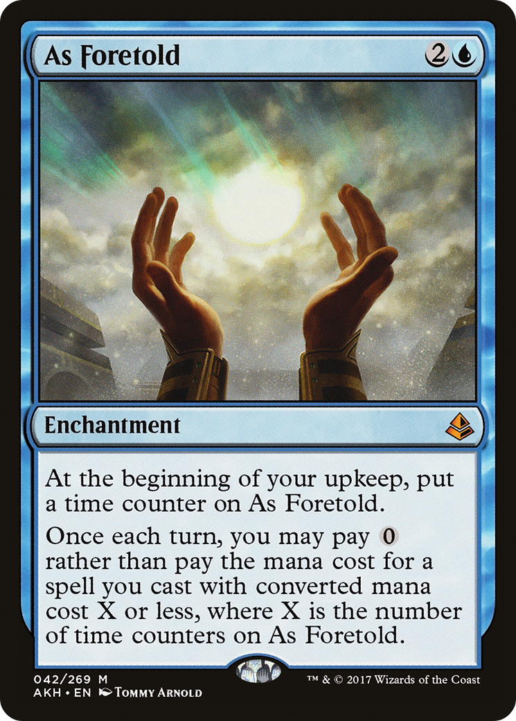 As Foretold (AKH-042) - Amonkhet Foil - Premium MTG Single from Wizards of the Coast - Just $0.82! Shop now at Game Crave Tournament Store