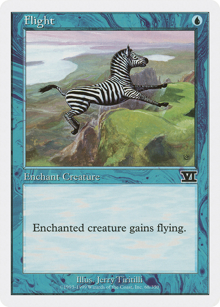 Flight (6ED-068) - Classic Sixth Edition - Premium MTG Single from Wizards of the Coast - Just $0.08! Shop now at Game Crave Tournament Store