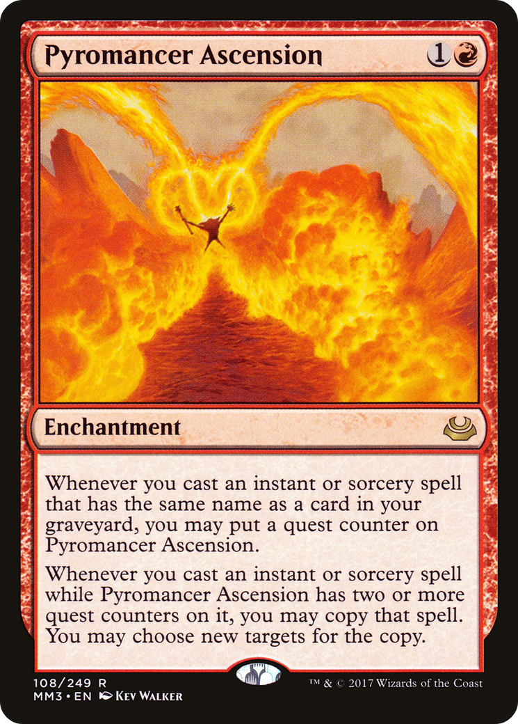 Pyromancer Ascension (MM3-108) - Modern Masters 2017 - Premium MTG Single from Wizards of the Coast - Just $0.08! Shop now at Game Crave Tournament Store