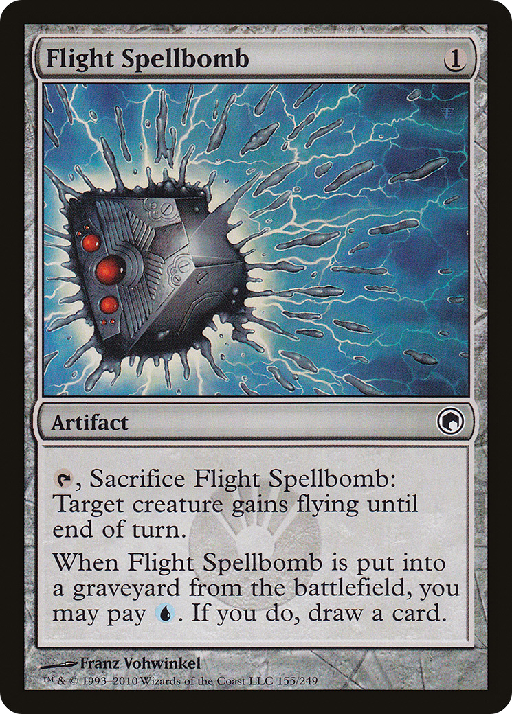 Flight Spellbomb (SOM-155) - Scars of Mirrodin - Premium MTG Single from Wizards of the Coast - Just $0.08! Shop now at Game Crave Tournament Store