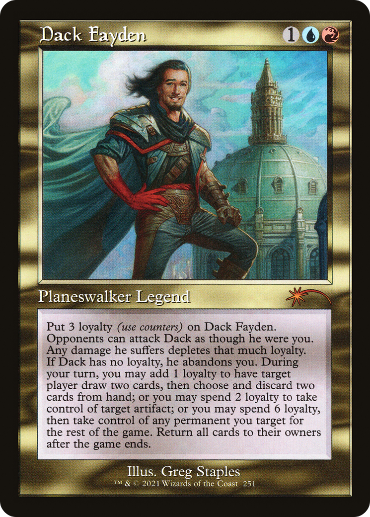 Dack Fayden (SLD-251) - Secret Lair Drop - Premium MTG Single from Wizards of the Coast - Just $3.68! Shop now at Game Crave Tournament Store