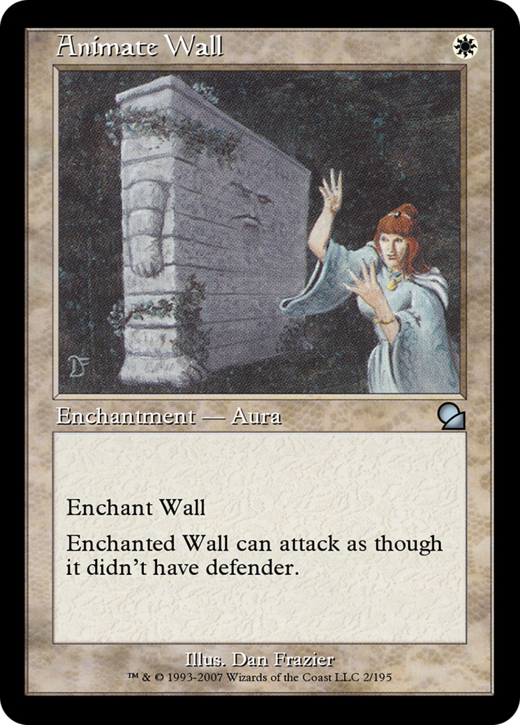 Animate Wall (ME1-002) - Masters Edition Foil - Premium MTG Single from Wizards of the Coast - Just $0! Shop now at Game Crave Tournament Store