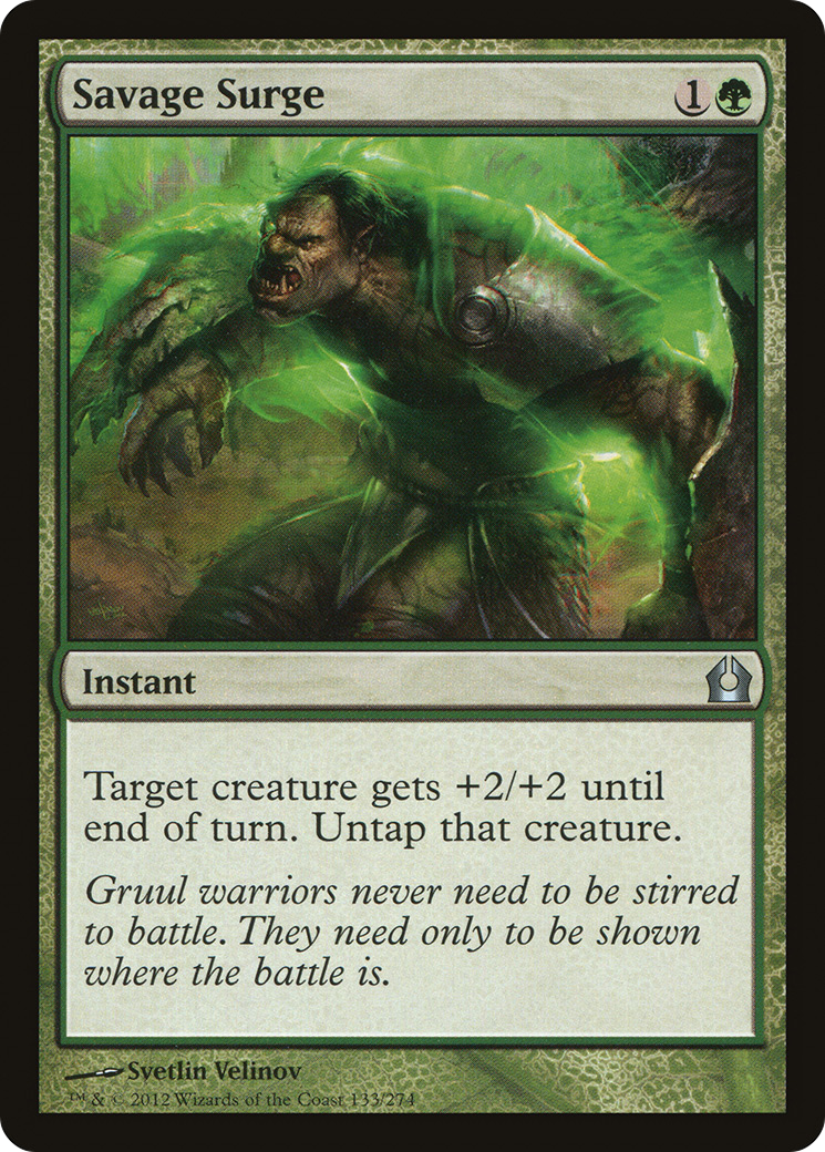 Savage Surge (RTR-133) - Return to Ravnica - Premium MTG Single from Wizards of the Coast - Just $0.25! Shop now at Game Crave Tournament Store