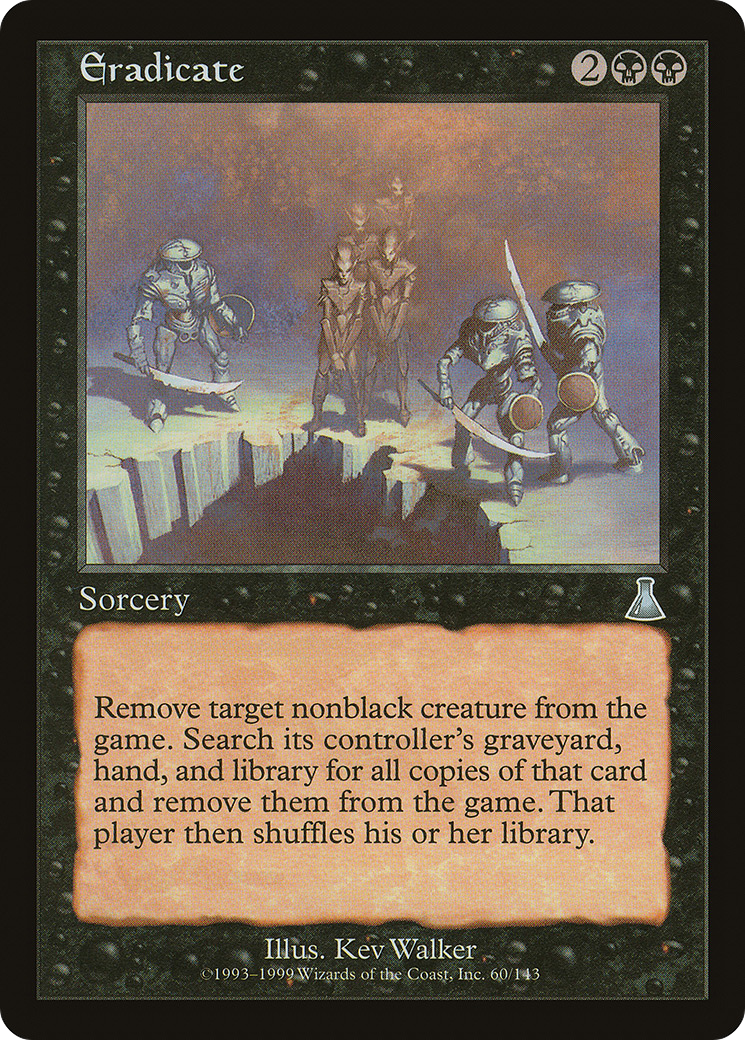 Eradicate (UDS-060) - Urza's Destiny Foil - Premium MTG Single from Wizards of the Coast - Just $4.42! Shop now at Game Crave Tournament Store