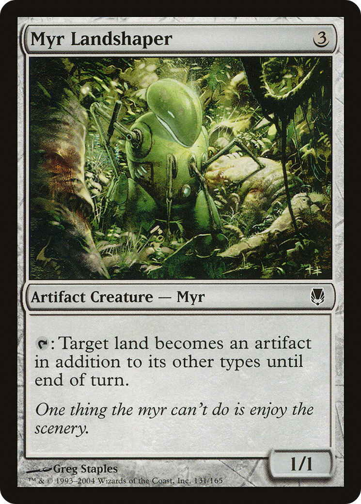 Myr Landshaper (DST-131) - Darksteel - Premium MTG Single from Wizards of the Coast - Just $0.08! Shop now at Game Crave Tournament Store