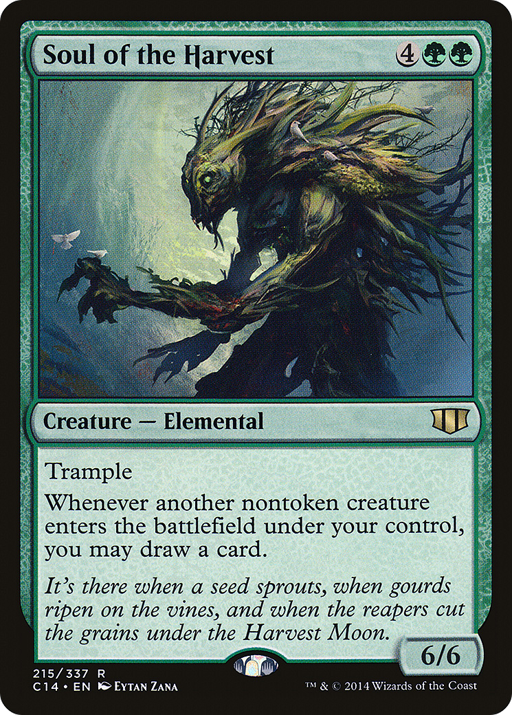 Soul of the Harvest (C14-215) - Commander 2014 - Premium MTG Single from Wizards of the Coast - Just $0.26! Shop now at Game Crave Tournament Store