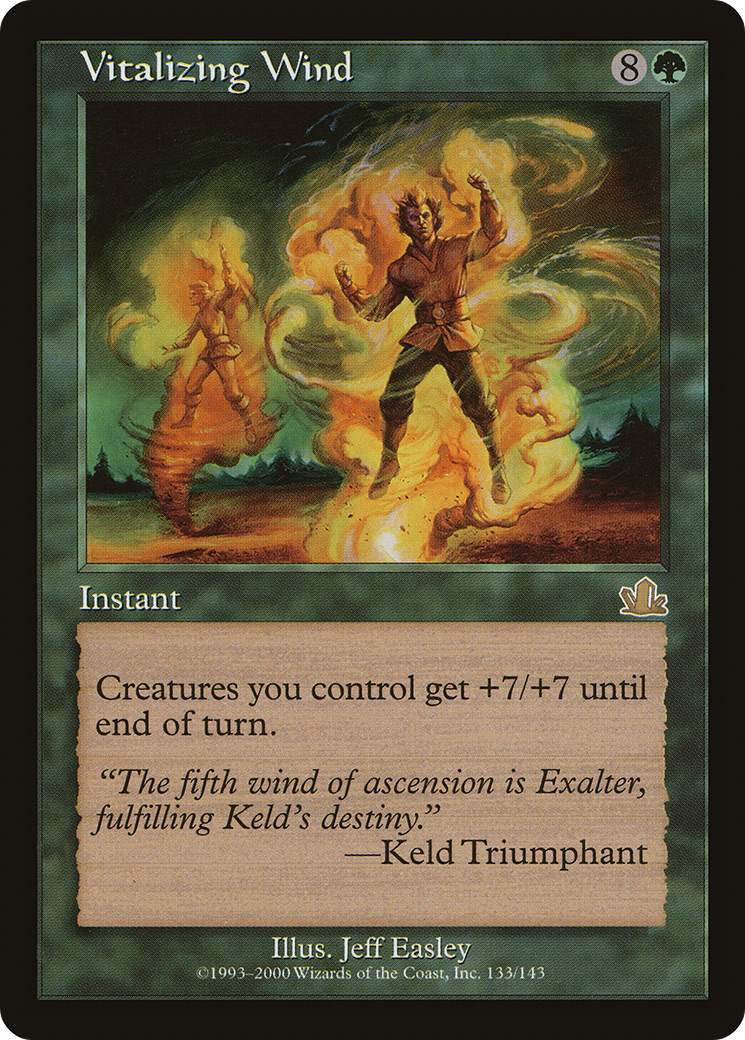 Vitalizing Wind (PCY-133) - Prophecy Foil - Premium MTG Single from Wizards of the Coast - Just $11.17! Shop now at Game Crave Tournament Store