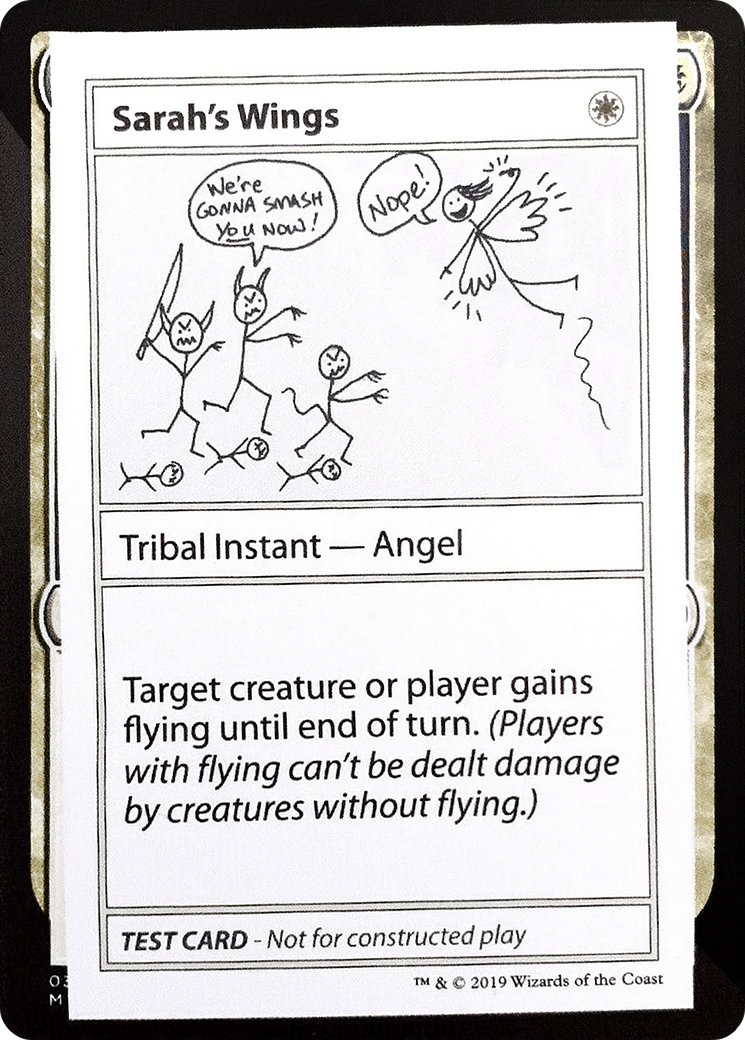 Sarah's Wings (CMB2-011) - Mystery Booster Playtest Cards 2021 - Premium MTG Single from Wizards of the Coast - Just $0.08! Shop now at Game Crave Tournament Store
