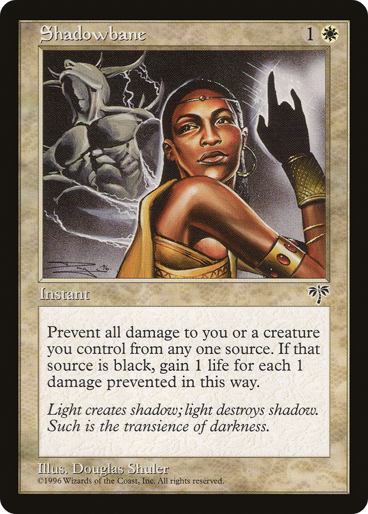 Shadowbane (MIR-038) - Mirage - Premium MTG Single from Wizards of the Coast - Just $0.25! Shop now at Game Crave Tournament Store