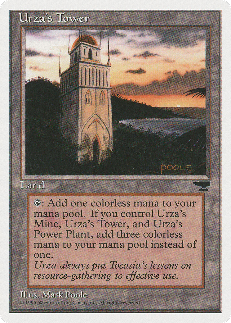 Urza's Tower (CHR-116D) - Chronicles - Premium MTG Single from Wizards of the Coast - Just $0.14! Shop now at Game Crave Tournament Store