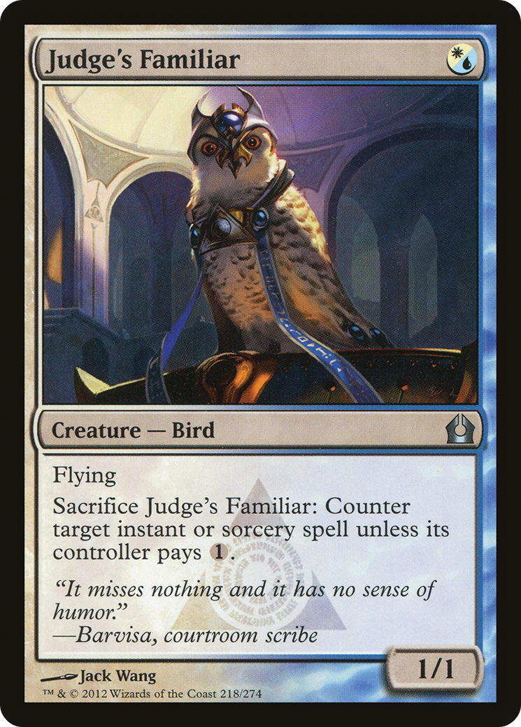Judge's Familiar (RTR-218) - Return to Ravnica Foil - Premium MTG Single from Wizards of the Coast - Just $0.34! Shop now at Game Crave Tournament Store