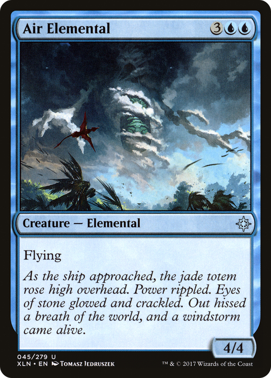 Air Elemental (XLN-045) - Ixalan Foil - Premium MTG Single from Wizards of the Coast - Just $0.08! Shop now at Game Crave Tournament Store