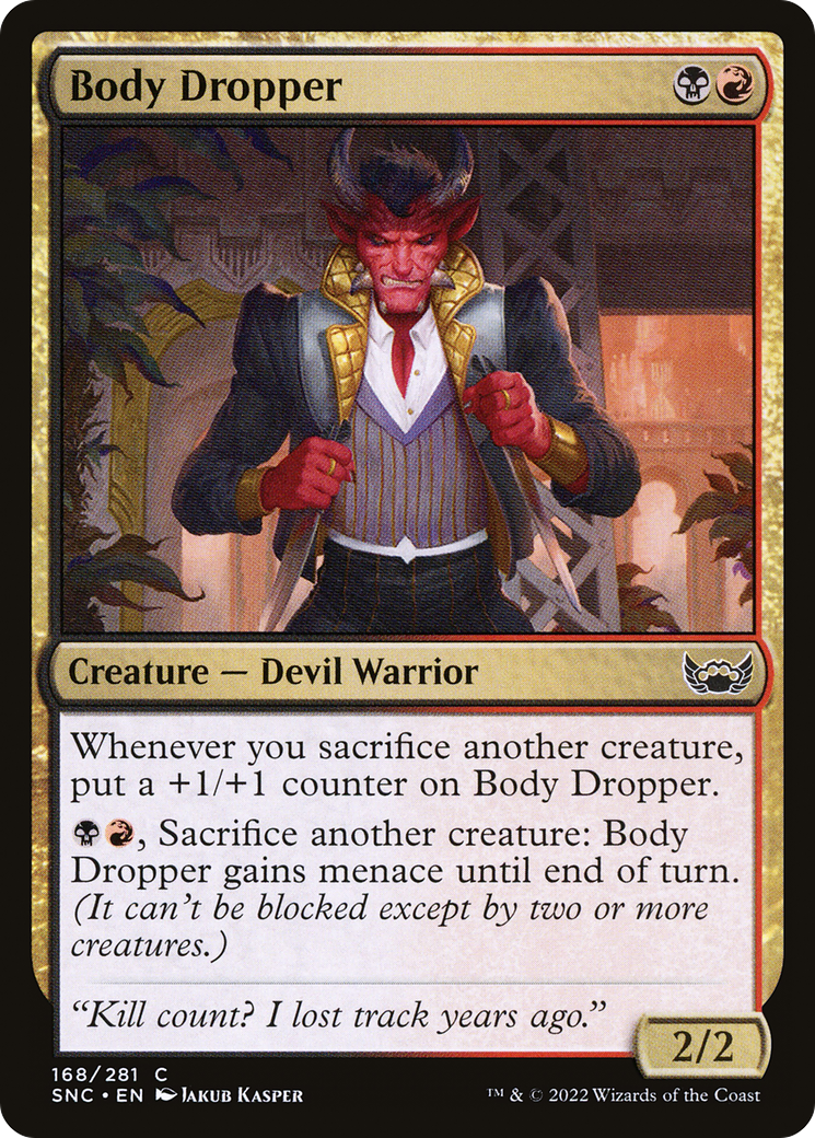 Body Dropper (SNC-168) - Streets of New Capenna Foil - Premium MTG Single from Wizards of the Coast - Just $0.08! Shop now at Game Crave Tournament Store