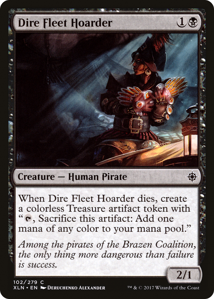 Dire Fleet Hoarder (XLN-102) - Ixalan - Premium MTG Single from Wizards of the Coast - Just $0.25! Shop now at Game Crave Tournament Store
