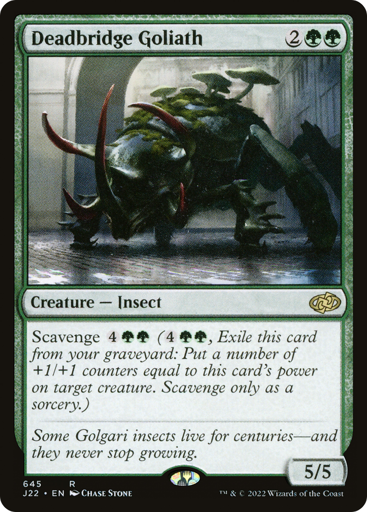 Deadbridge Goliath (J22-645) - Jumpstart 2022 - Premium MTG Single from Wizards of the Coast - Just $0.08! Shop now at Game Crave Tournament Store