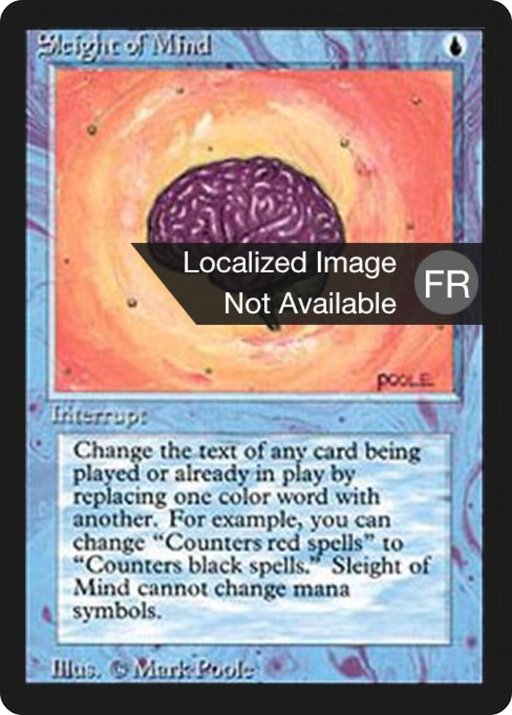 Sleight of Mind (FBB-081) - Foreign Black Border - Premium MTG Single from Wizards of the Coast - Just $0! Shop now at Game Crave Tournament Store