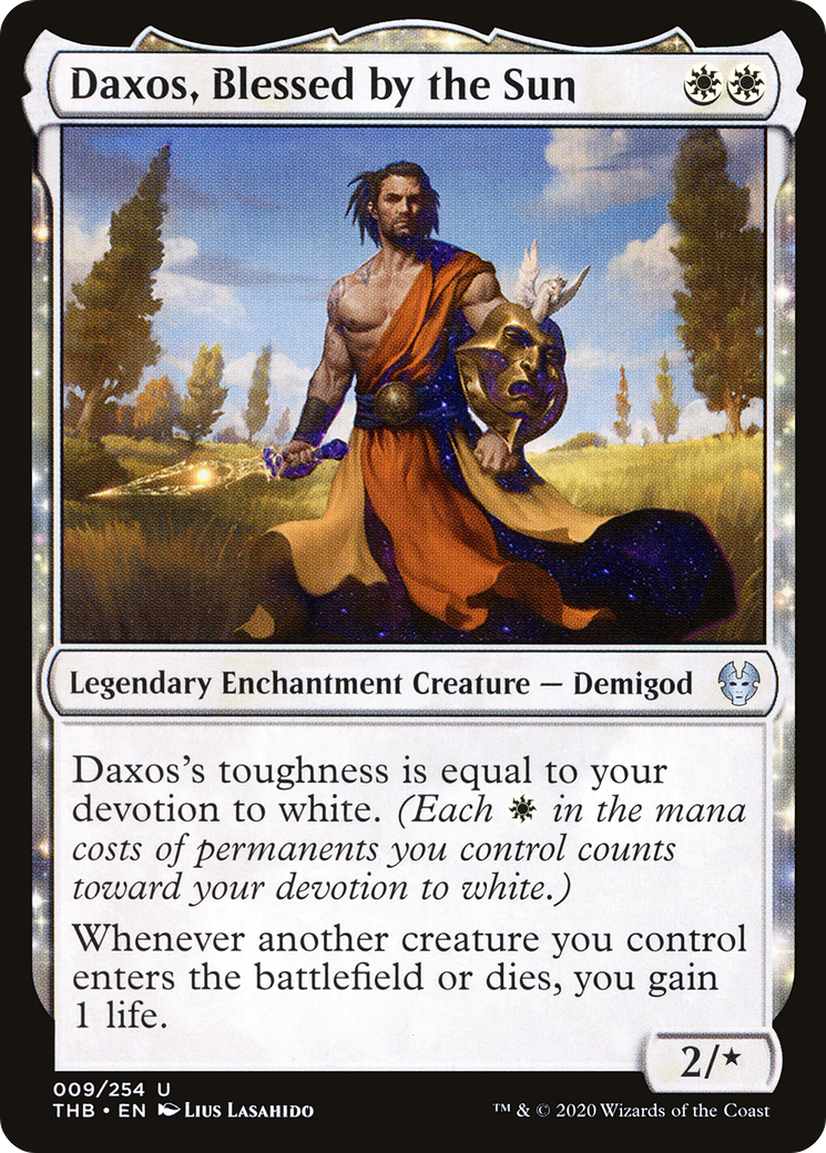 Daxos, Blessed by the Sun (THB-009) - Theros Beyond Death: (nyxtouched) - Premium MTG Single from Wizards of the Coast - Just $0.08! Shop now at Game Crave Tournament Store