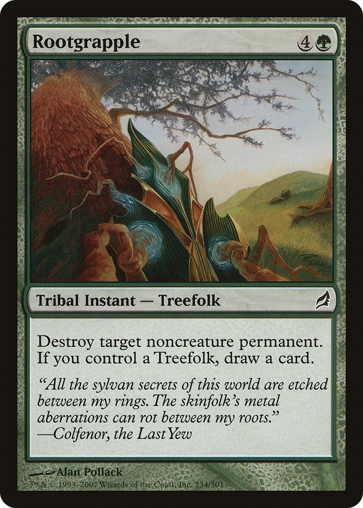 Rootgrapple (LRW-234) - Lorwyn Foil - Premium MTG Single from Wizards of the Coast - Just $0.49! Shop now at Game Crave Tournament Store