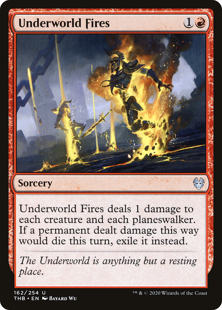 Underworld Fires (THB-162) - Theros Beyond Death - Premium MTG Single from Wizards of the Coast - Just $0.08! Shop now at Game Crave Tournament Store
