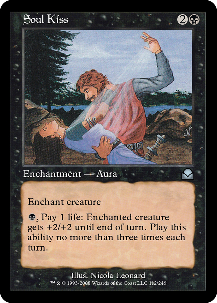 Soul Kiss (ME2-112) - Masters Edition II Foil - Premium MTG Single from Wizards of the Coast - Just $0! Shop now at Game Crave Tournament Store