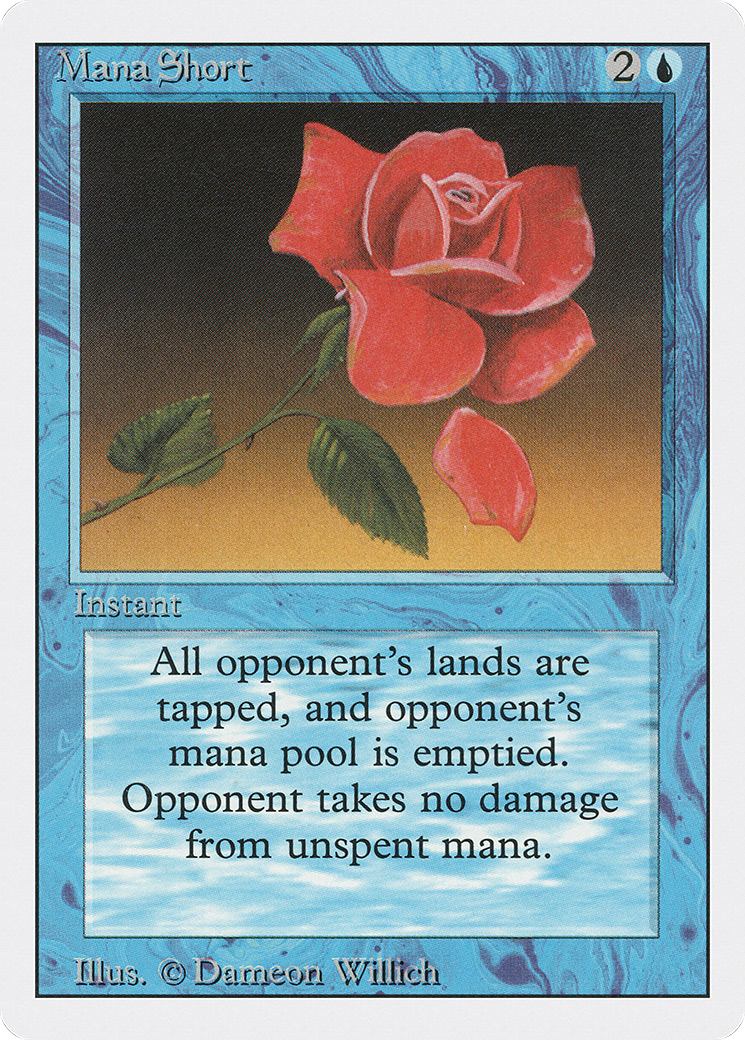 Mana Short (3ED-067) - Revised Edition - Premium MTG Single from Wizards of the Coast - Just $3.14! Shop now at Game Crave Tournament Store