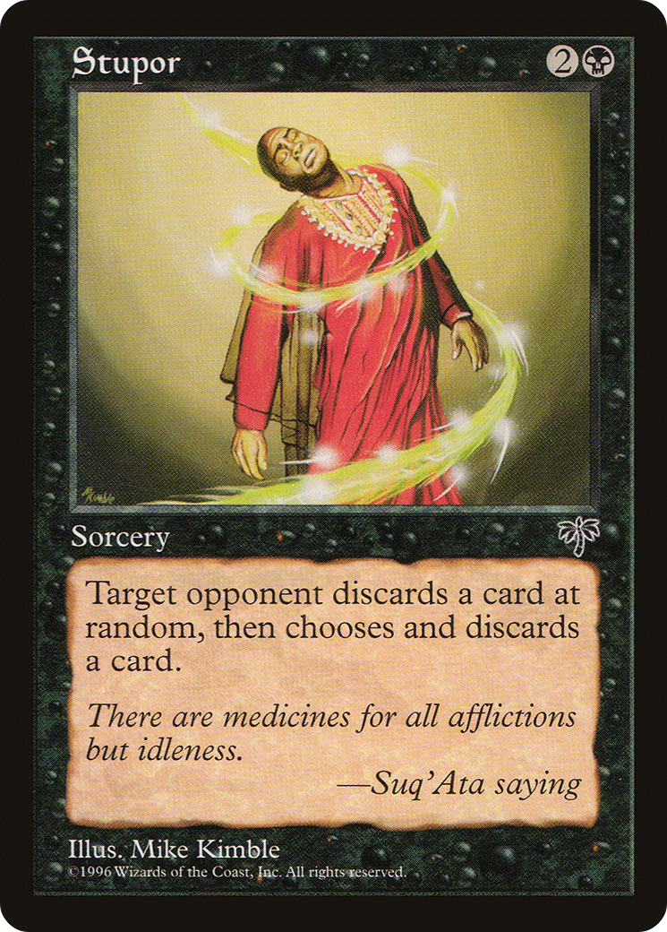 Stupor (MIR-147) - Mirage - Premium MTG Single from Wizards of the Coast - Just $0.29! Shop now at Game Crave Tournament Store