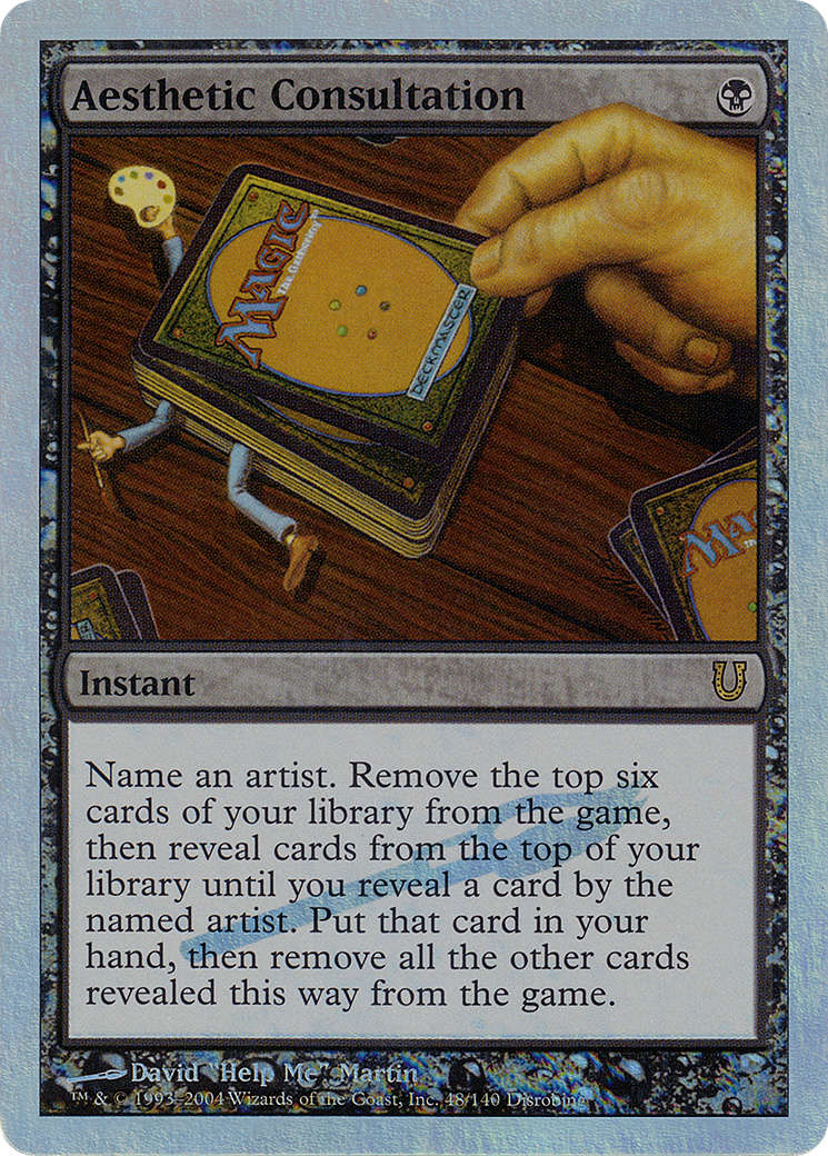 Aesthetic Consultation (UNH-48★) - Unhinged Foil - Premium MTG Single from Wizards of the Coast - Just $16! Shop now at Game Crave Tournament Store