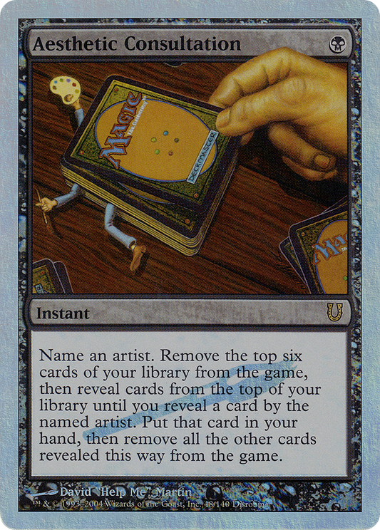 Aesthetic Consultation (UNH-48★) - Unhinged Foil - Premium MTG Single from Wizards of the Coast - Just $16! Shop now at Game Crave Tournament Store
