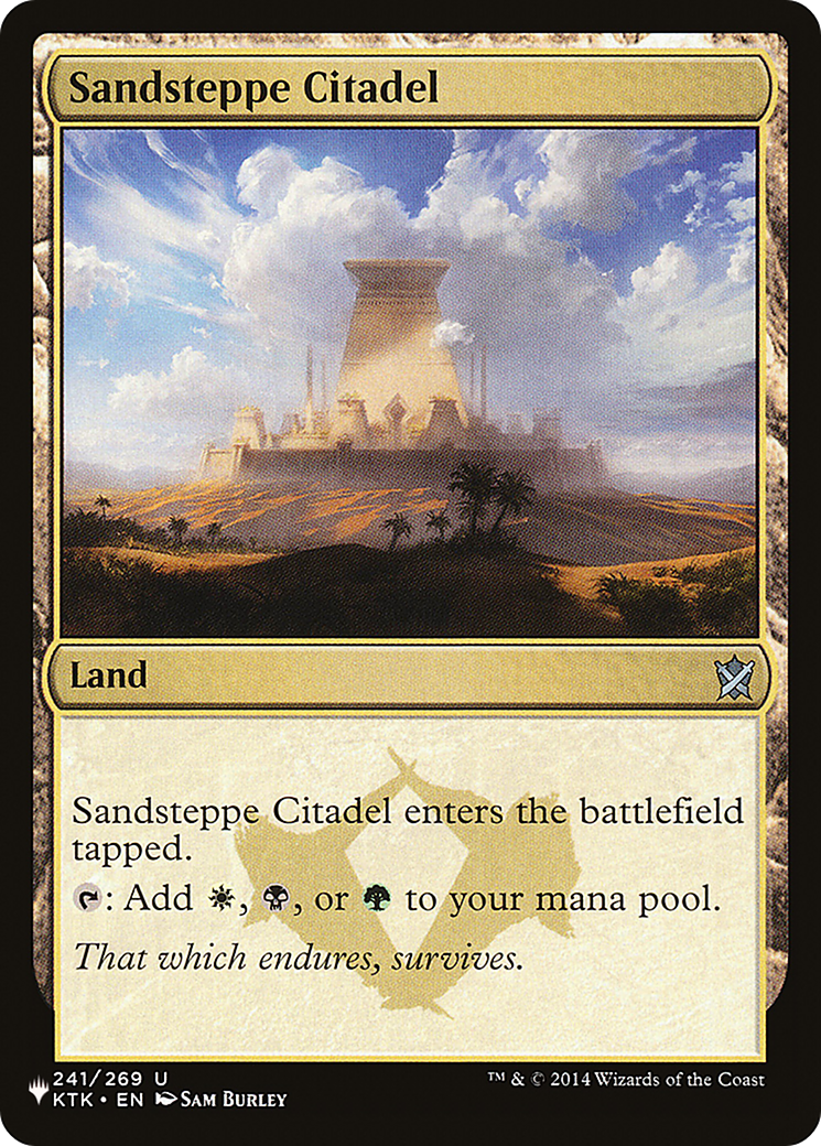 Sandsteppe Citadel (PCTB-080) - From Cute to Brute - Premium MTG Single from Wizards of the Coast - Just $0.40! Shop now at Game Crave Tournament Store