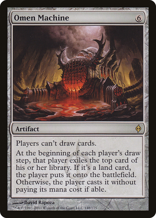 Omen Machine (NPH-148) - New Phyrexia Foil - Premium MTG Single from Wizards of the Coast - Just $9.36! Shop now at Game Crave Tournament Store