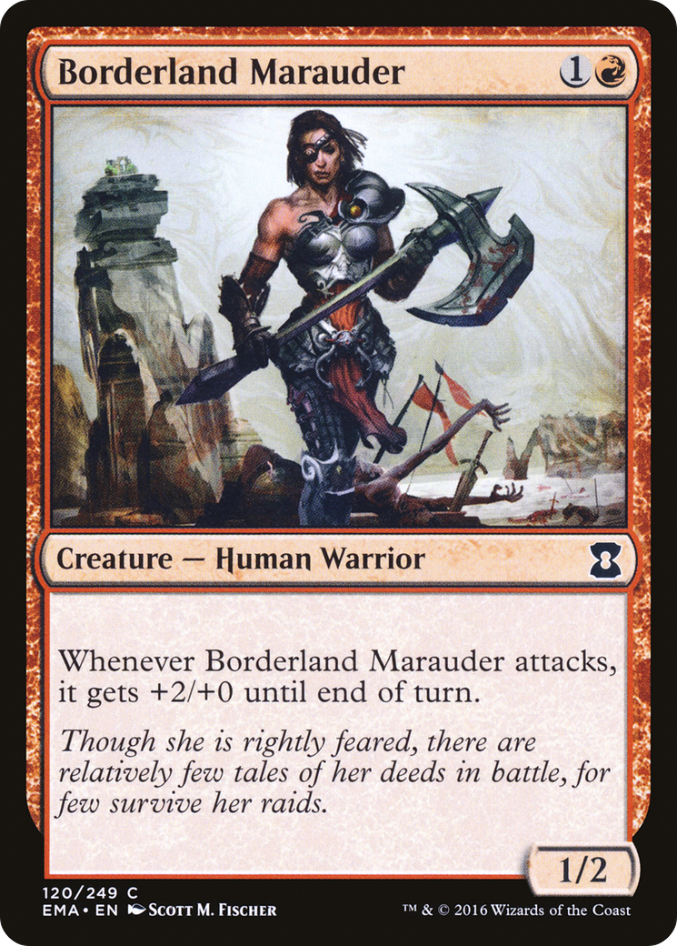 Borderland Marauder (EMA-120) - Eternal Masters - Premium MTG Single from Wizards of the Coast - Just $0.25! Shop now at Game Crave Tournament Store