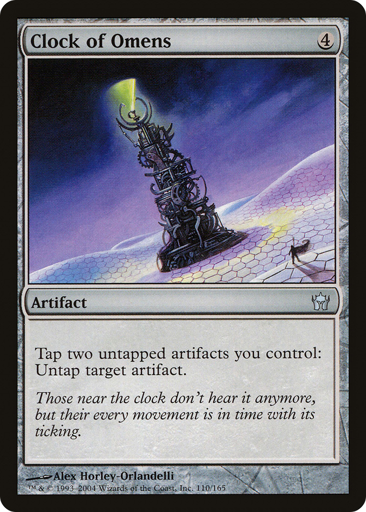 Clock of Omens (5DN-110) - Fifth Dawn Foil - Premium MTG Single from Wizards of the Coast - Just $9.62! Shop now at Game Crave Tournament Store
