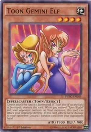 Toon Gemini Elf (DPBC-EN045) - Duelist Pack: Battle City 1st Edition - Premium Yugioh Single from Konami - Just $0.38! Shop now at Game Crave Tournament Store