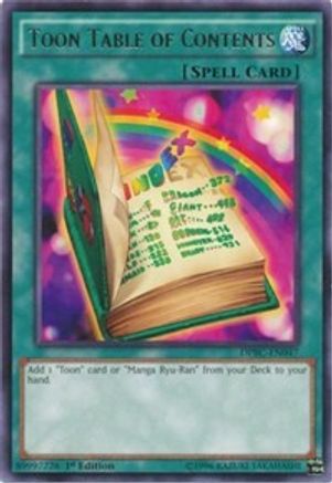 Toon Table of Contents (DPBC-EN047) - Duelist Pack: Battle City 1st Edition - Premium Yugioh Single from Konami - Just $1.97! Shop now at Game Crave Tournament Store