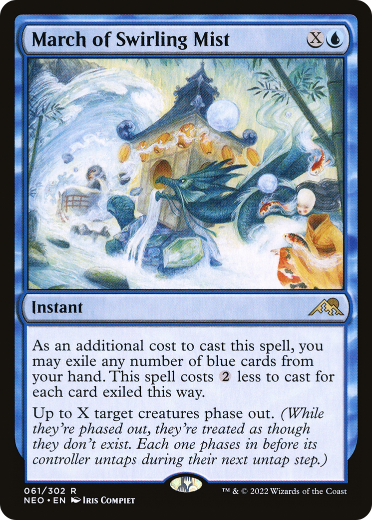 March of Swirling Mist (NEO-061) - Kamigawa: Neon Dynasty - Premium MTG Single from Wizards of the Coast - Just $0.31! Shop now at Game Crave Tournament Store
