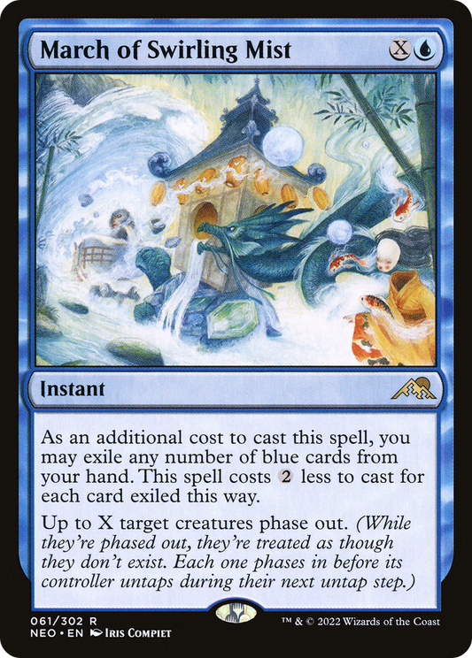 March of Swirling Mist (NEO-061) - Kamigawa: Neon Dynasty - Premium MTG Single from Wizards of the Coast - Just $0.31! Shop now at Game Crave Tournament Store
