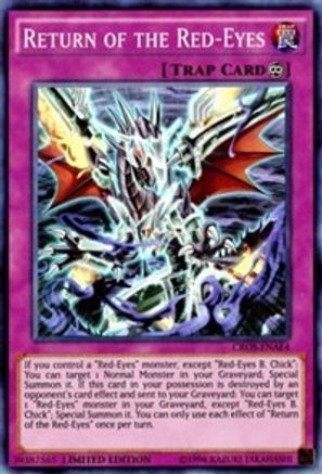 Return of the Red-Eyes (CROS-ENAE4) - Crossed Souls: Advanced Edition Limited - Premium Yugioh Single from Konami - Just $0.26! Shop now at Game Crave Tournament Store