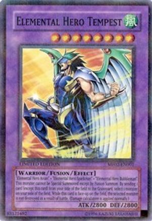 Elemental HERO Tempest (MF02-EN001) - Mattel Action Figure Promos: Series 2 Limited - Premium Yugioh Single from Konami - Just $14.06! Shop now at Game Crave Tournament Store