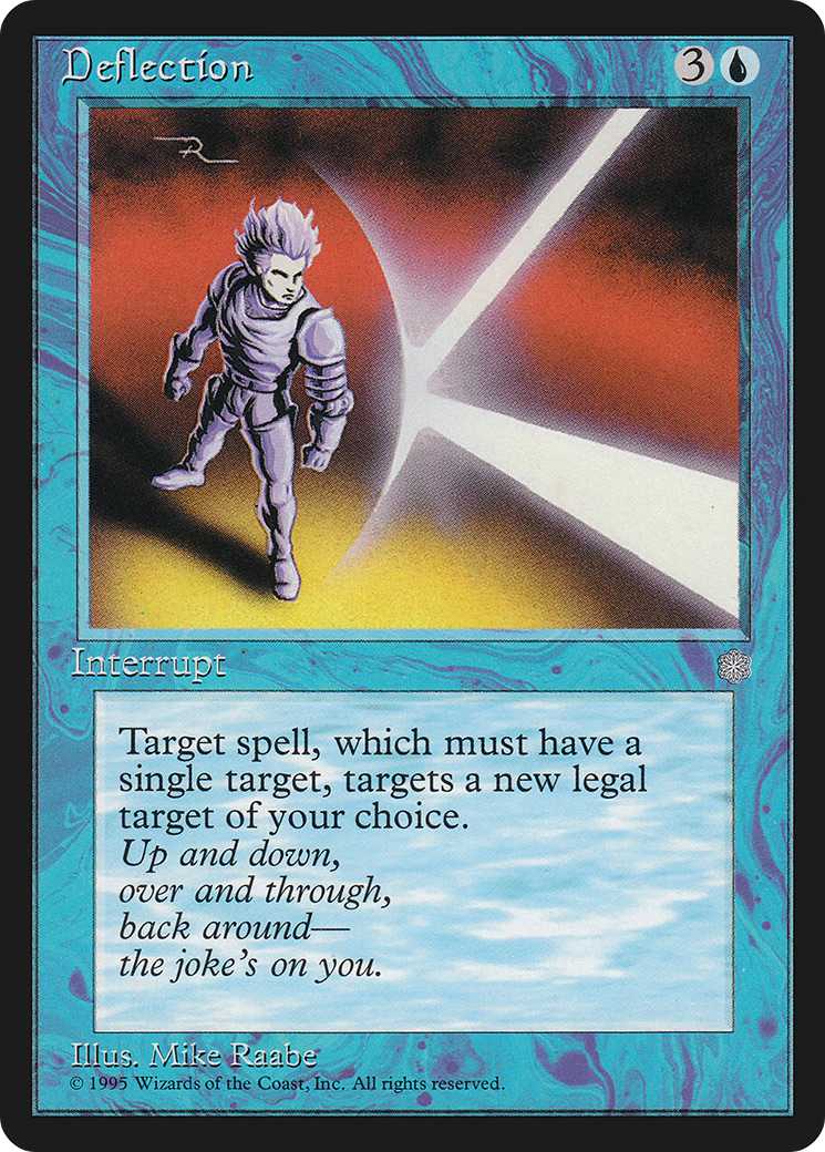 Deflection (ICE-065) - Ice Age - Premium MTG Single from Wizards of the Coast - Just $0.14! Shop now at Game Crave Tournament Store