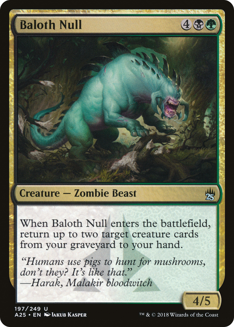 Baloth Null (A25-197) - Masters 25 Foil - Premium MTG Single from Wizards of the Coast - Just $0.08! Shop now at Game Crave Tournament Store