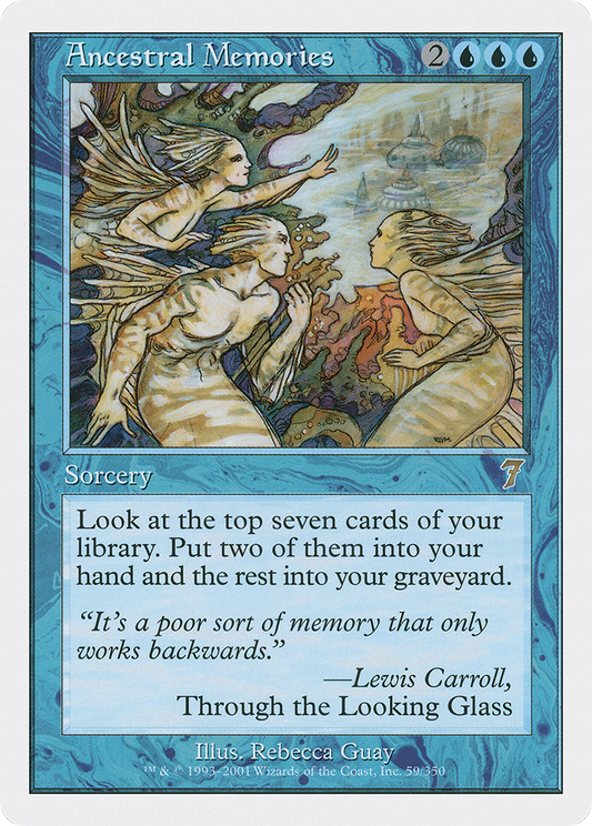 Ancestral Memories (7ED-059) - Seventh Edition - Premium MTG Single from Wizards of the Coast - Just $0.08! Shop now at Game Crave Tournament Store