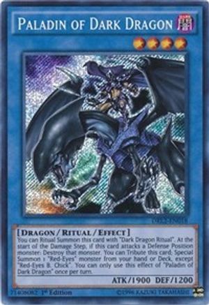 Paladin of Dark Dragon (DRL2-EN018) - Dragons of Legend 2 1st Edition - Premium Yugioh Single from Konami - Just $0.54! Shop now at Game Crave Tournament Store