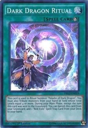 Dark Dragon Ritual (DRL2-EN019) - Dragons of Legend 2 1st Edition - Premium Yugioh Single from Konami - Just $0.27! Shop now at Game Crave Tournament Store