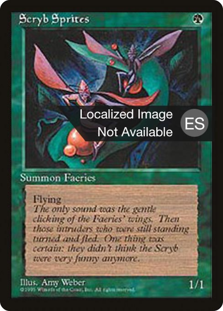 Scryb Sprites (4BB-270) - Fourth Edition Foreign Black Border - Premium MTG Single from Wizards of the Coast - Just $0.64! Shop now at Game Crave Tournament Store