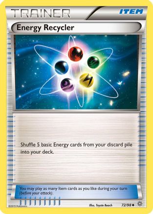 Energy Recycler 72/98 - Ancient Origins Reverse Holofoil - Premium Pokemon Single from Nintendo - Just $0.61! Shop now at Game Crave Tournament Store