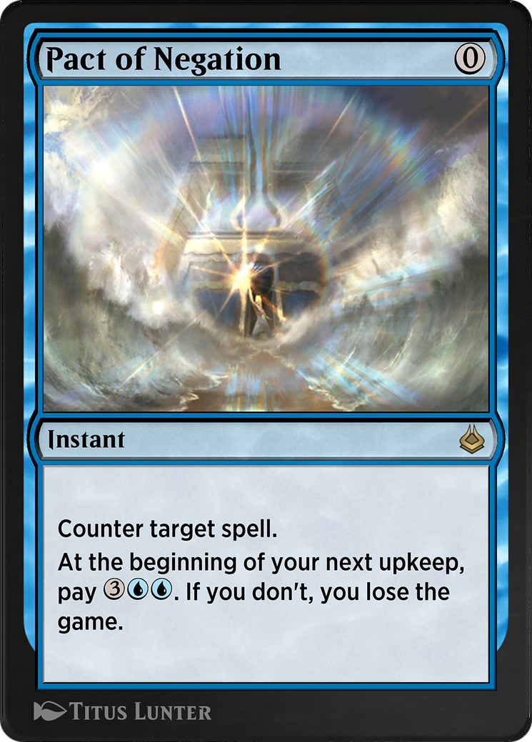 Pact of Negation (AKR-073) - Amonkhet Remastered - Premium MTG Single from Wizards of the Coast - Just $0! Shop now at Game Crave Tournament Store