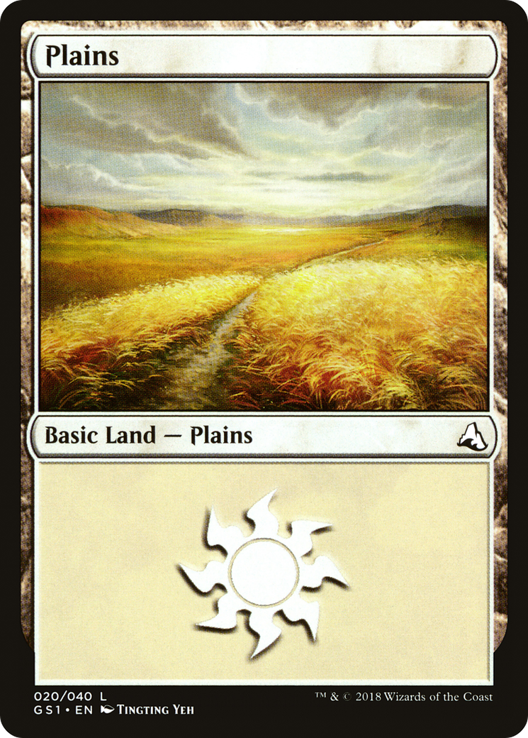 Plains (GS1-020) - Global Series Jiang Yanggu & Mu Yanling - Premium MTG Single from Wizards of the Coast - Just $0.26! Shop now at Game Crave Tournament Store