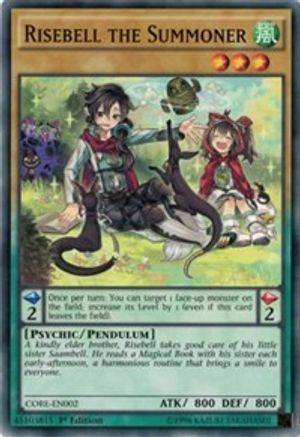 Risebell the Summoner (CORE-EN002) - Clash of Rebellions Unlimited - Premium Yugioh Single from Konami - Just $0.25! Shop now at Game Crave Tournament Store