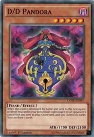 D/D Pandora (CORE-EN011) - Clash of Rebellions Unlimited - Premium Yugioh Single from Konami - Just $0.25! Shop now at Game Crave Tournament Store